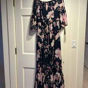 Eliza J blouson dress